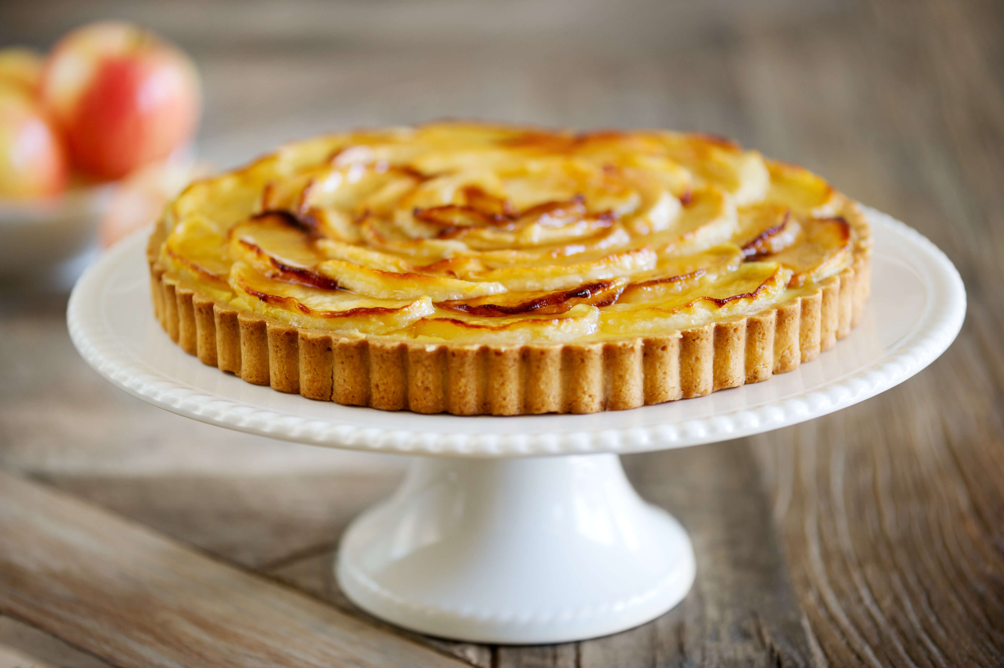 Apple Galettes with Vanilla Chantilly