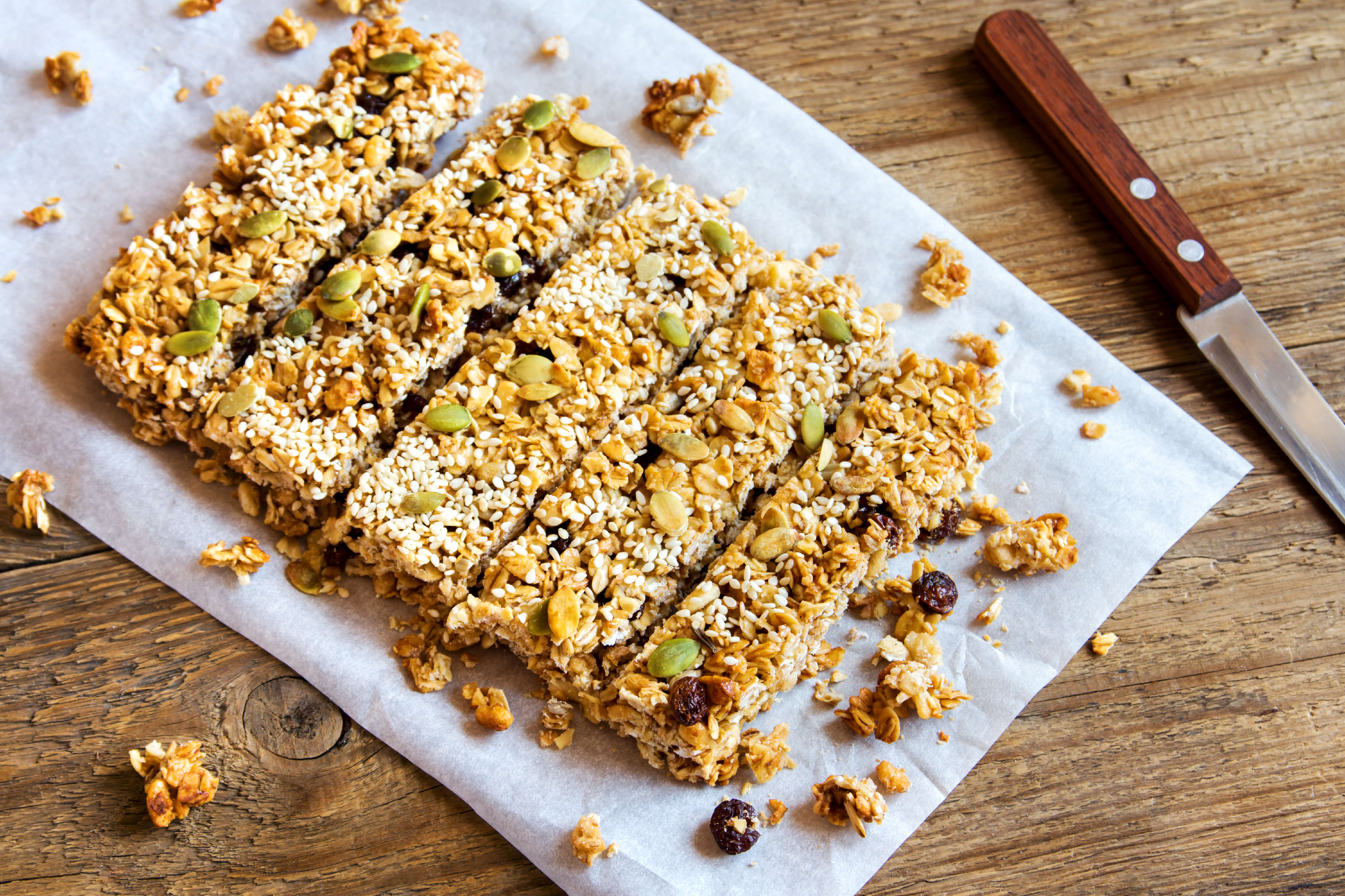 Apple oat bars