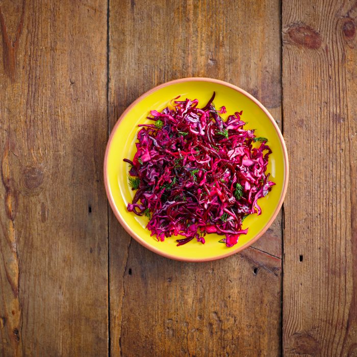 Beetroot and apple winter salad