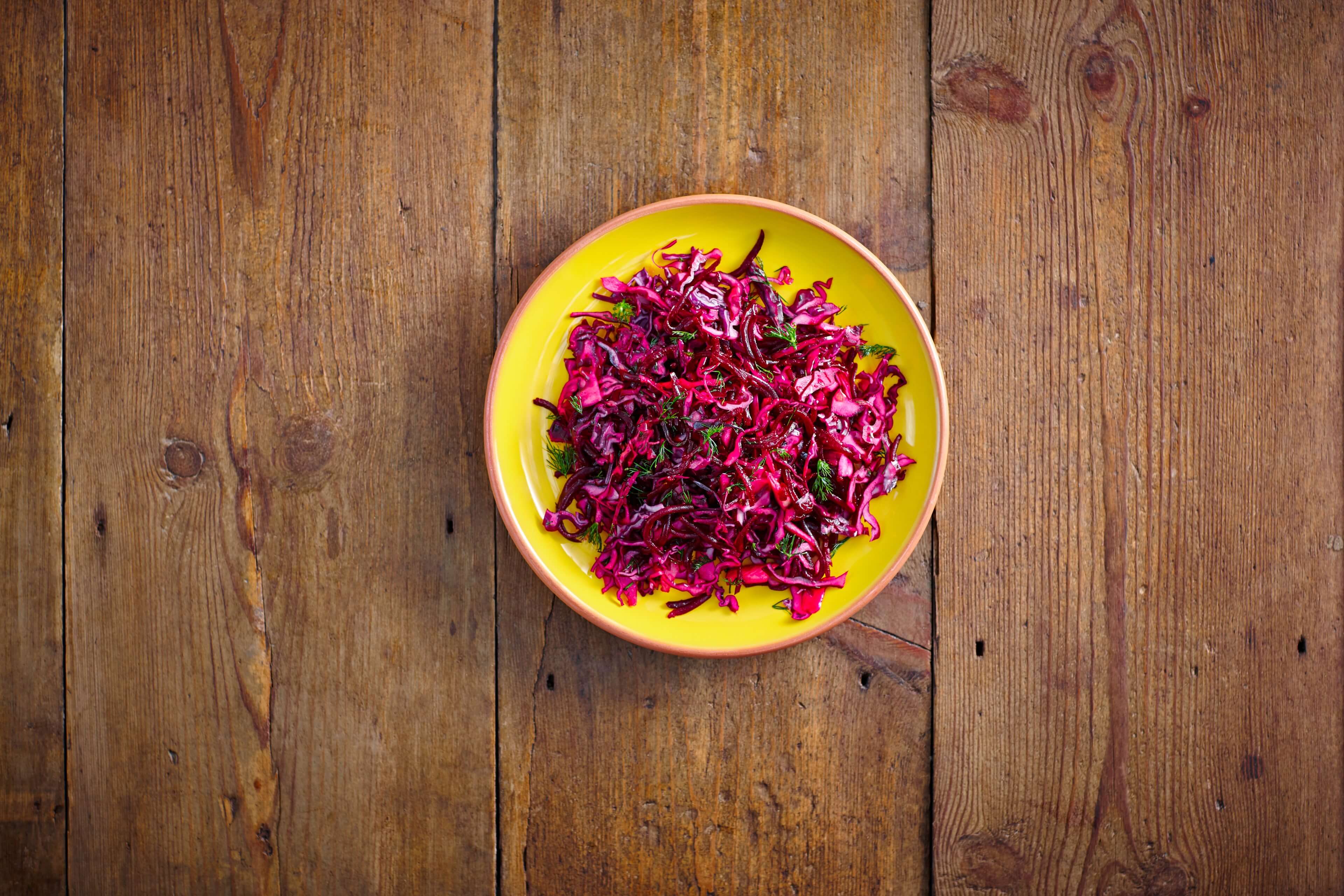 Beetroot and apple winter salad