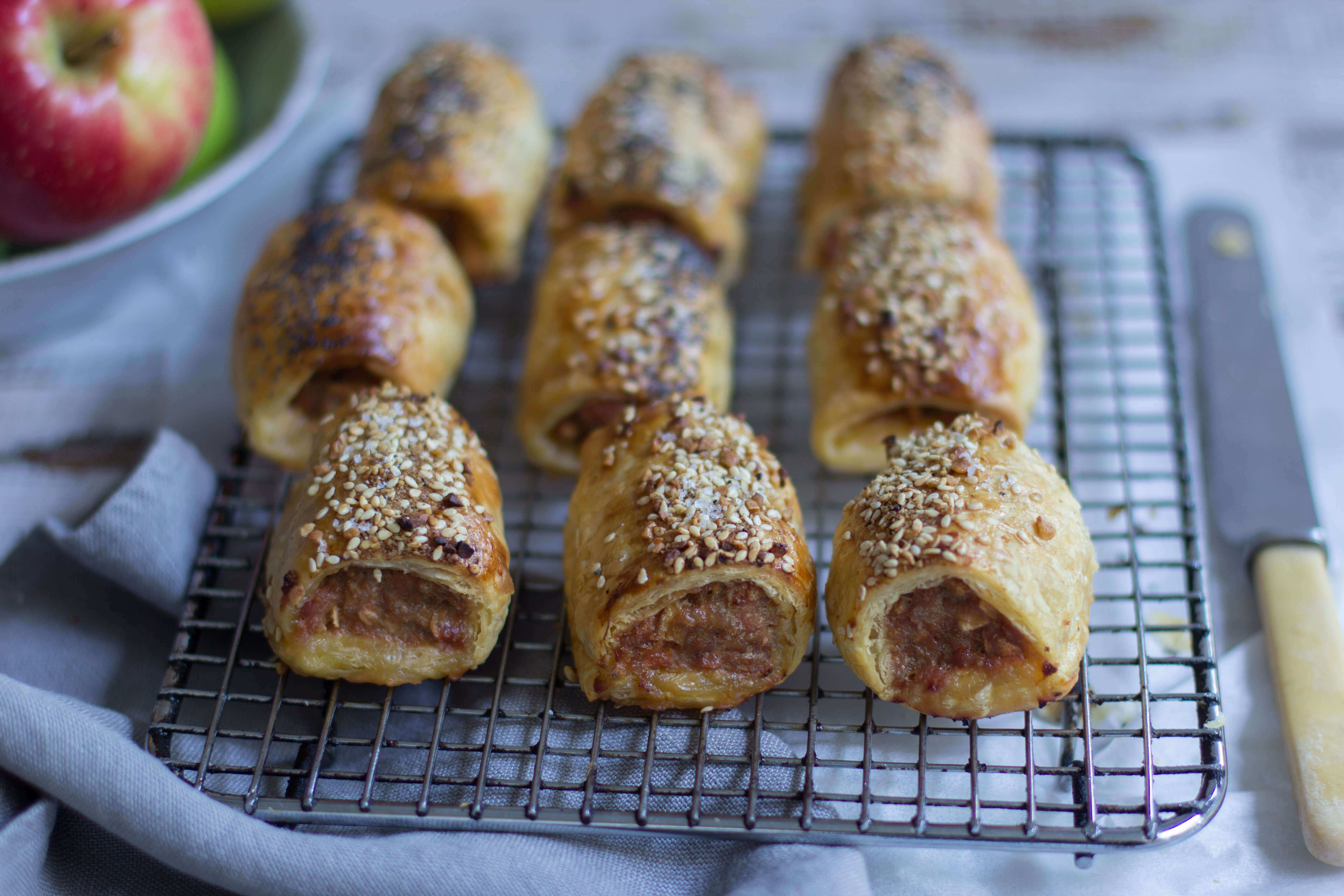 Pork and Apple Sausage Rolls