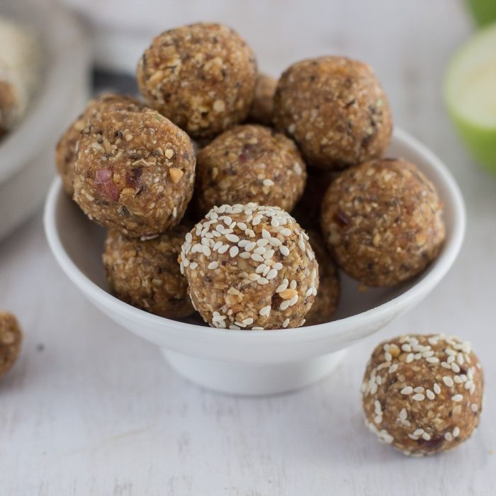 Peanut and Apple Protein Balls