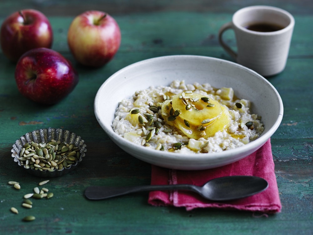 Dairy Free Apple And Oat Breakfast Bowl