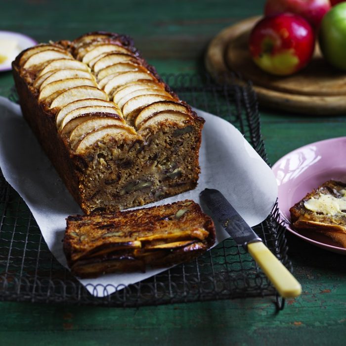 Farmhouse apple, date and pecan loaf