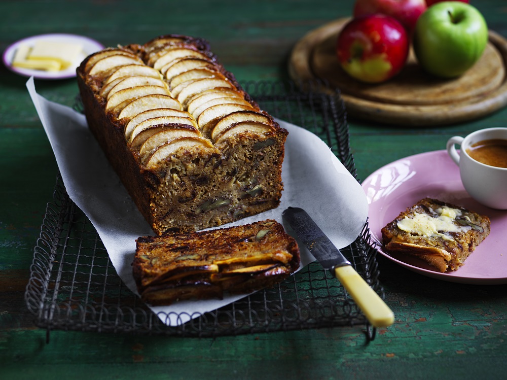 Farmhouse apple, date and pecan loaf