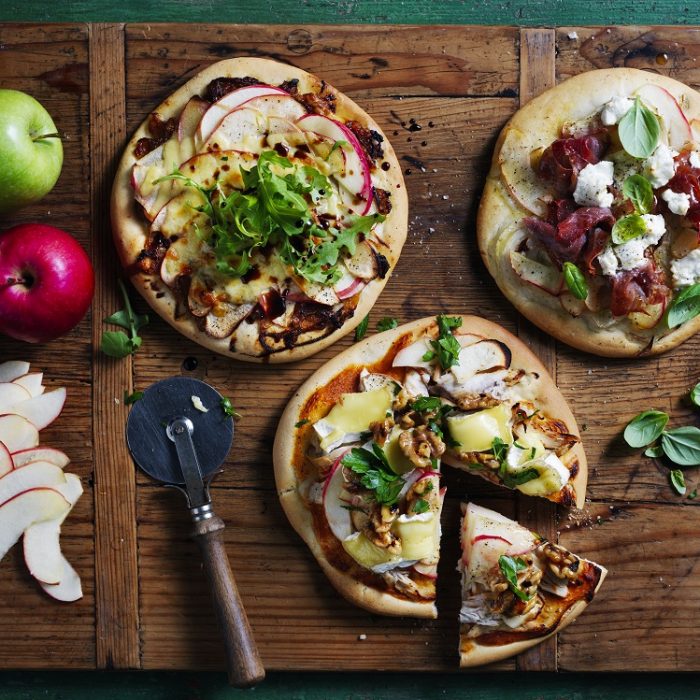 Apple Pizza 3 ways