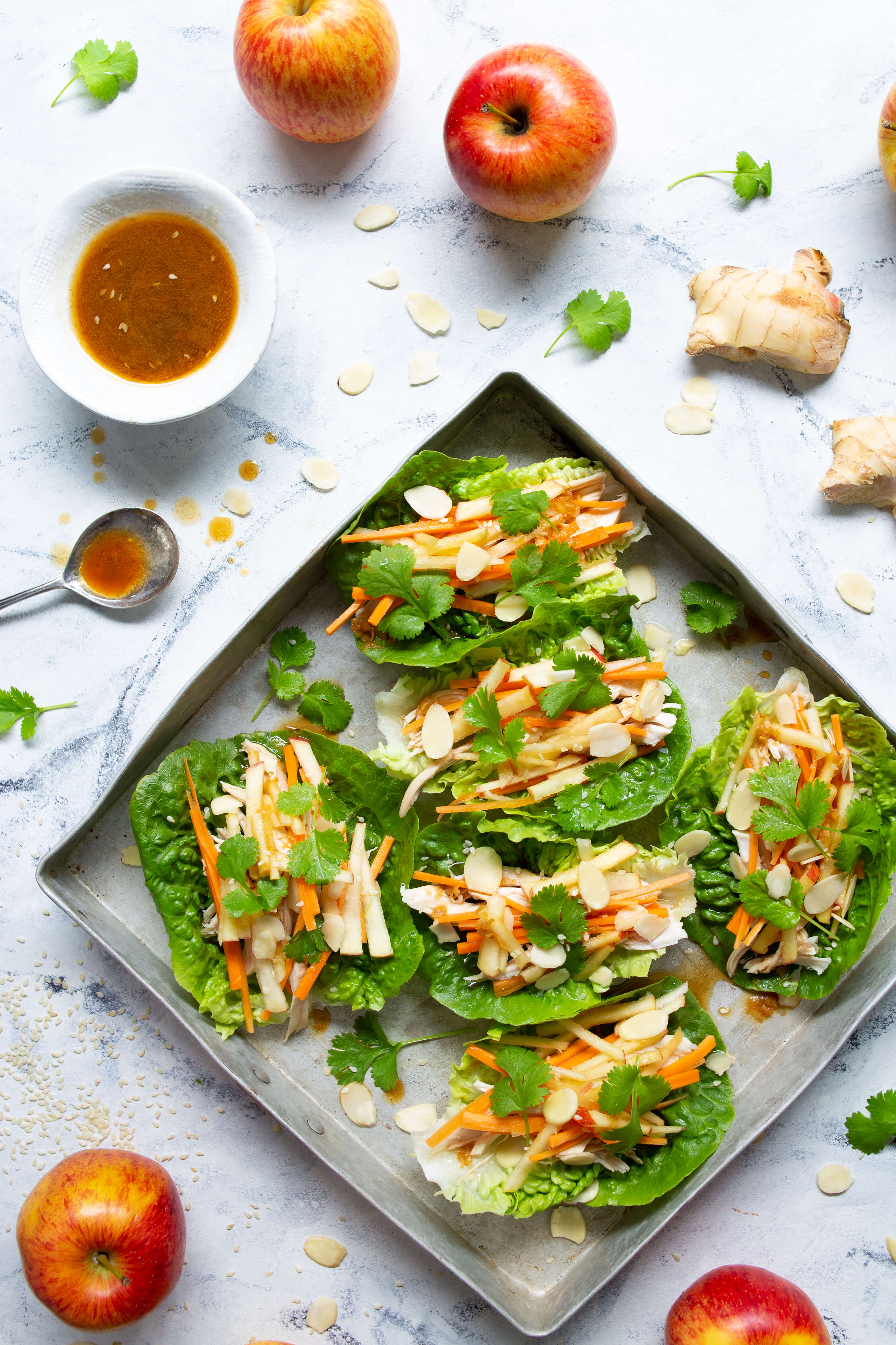 Apple & Chicken Salad Cups
