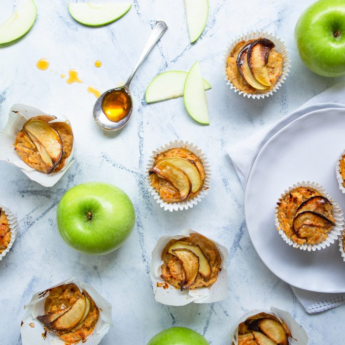 Vegan Apple & Carrot Muffins